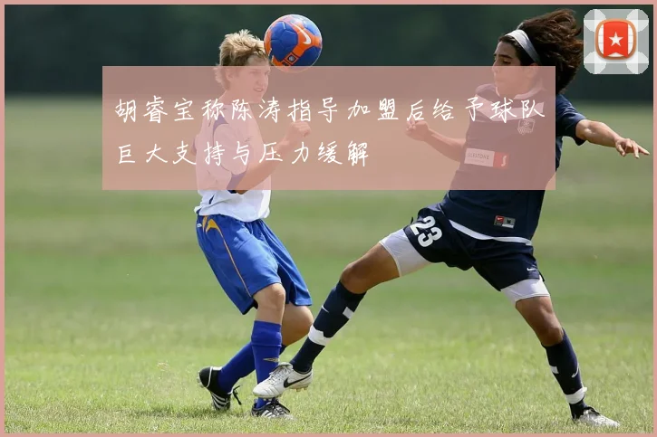 胡睿宝称陈涛指导加盟后给予球队巨大支持与压力缓解